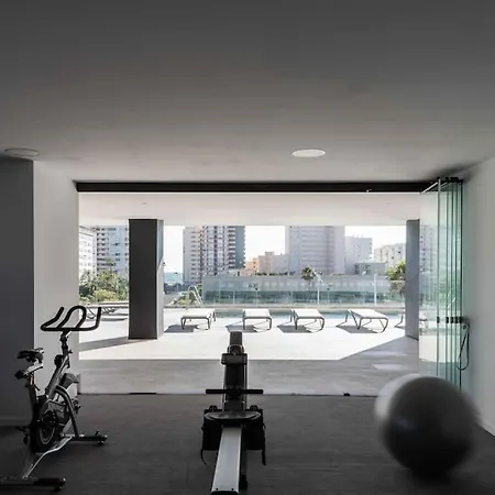 Apartamento Torre D'arenas, Playa Victoria, Piscina Y Parking Cádiz