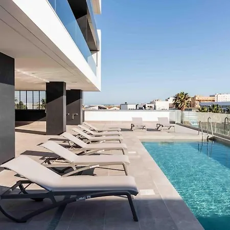 Torre D'arenas, Playa Victoria, Piscina Y Parking Apartamento Cádiz