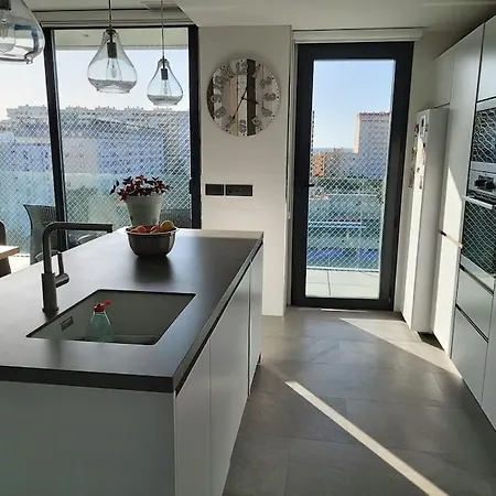 Apartamento Torre D'arenas, Playa Victoria, Piscina Y Parking Cádiz